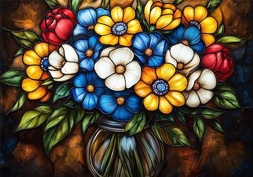 Puzzle 500 Teile Blume Puzzle Erwachsene Farbe Klassische HolzPuzzle Erwachsene, DIY Groß Challenging Game Wooden Jigsaw Bastelset ab 14 Jahre für Jungen Mädchen, für Wohnkultur Geschenke U-298 Puzzle 500 Teile Blume Puzzle Erwachsene Farbe Klassische HolzPuzzle Erwachsene, DIY Groß Challenging Game Wooden Jigsaw Bastelset ab 14 Jahre für Jungen Mädchen, für Wohnkultur Geschenke U-298 von Jiacgrtef