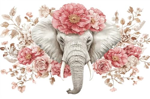 Puzzle 500 Teile Elefant Puzzle Blume Klassische Jigsaw Erwachsene Anspruchsvoll, Holzpuzzle Erwachsene, Groß Impossible Jigsaw Bastelset ab 14 Jahre für Jungen Mädchen für Wohnkultur Geschenke U-7 Puzzle 500 Teile Elefant Puzzle Blume Klassische Jigsaw Erwachsene Anspruchsvoll, Holzpuzzle Erwachsene, Groß Impossible Jigsaw Bastelset ab 14 Jahre für Jungen Mädchen für Wohnkultur Geschenke U-7 von Jiacgrtef