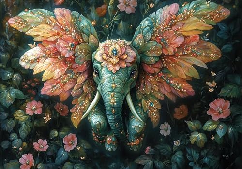 Puzzle 500 Teile Elefant Puzzle Erwachsene Elf Klassische HolzPuzzle Erwachsene, DIY Groß Challenging Game Wooden Jigsaw Bastelset ab 14 Jahre für Jungen Mädchen, für Wohnkultur Geschenke U-209 Puzzle 500 Teile Elefant Puzzle Erwachsene Elf Klassische HolzPuzzle Erwachsene, DIY Groß Challenging Game Wooden Jigsaw Bastelset ab 14 Jahre für Jungen Mädchen, für Wohnkultur Geschenke U-209 von Jiacgrtef