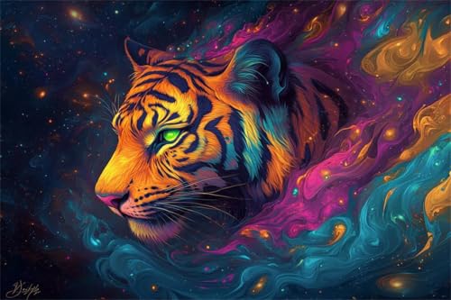 Puzzle 500 Teile Farbe Puzzle Tiger Klassische Jigsaw Erwachsene Anspruchsvoll, Holzpuzzle Erwachsene Groß Impossible Jigsaw Bastelset ab 14 Jahre für Jungen Mädchen für Wohnkultur Geschenke W-9 Puzzle 500 Teile Farbe Puzzle Tiger Klassische Jigsaw Erwachsene Anspruchsvoll, Holzpuzzle Erwachsene Groß Impossible Jigsaw Bastelset ab 14 Jahre für Jungen Mädchen für Wohnkultur Geschenke W-9 von Jiacgrtef
