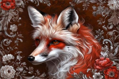 Puzzle 500 Teile Fuchs Puzzle Blume Klassische Jigsaw Erwachsene Anspruchsvoll, Holzpuzzle Erwachsene Groß Impossible Jigsaw Bastelset ab 14 Jahre für Jungen Mädchen für Wohnkultur Geschenke E-3 Puzzle 500 Teile Fuchs Puzzle Blume Klassische Jigsaw Erwachsene Anspruchsvoll, Holzpuzzle Erwachsene Groß Impossible Jigsaw Bastelset ab 14 Jahre für Jungen Mädchen für Wohnkultur Geschenke E-3 von Jiacgrtef