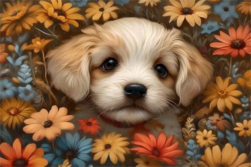 Puzzle 500 Teile Hund Puzzle Blume Holzpuzzle Erwachsene Klassische Jigsaw Erwachsene, DIY Groß Challenging Game Wooden Jigsaw Bastelset ab 14 Jahre für Jungen Mädchen für Wohnkultur Geschenke Y-8 Puzzle 500 Teile Hund Puzzle Blume Holzpuzzle Erwachsene Klassische Jigsaw Erwachsene, DIY Groß Challenging Game Wooden Jigsaw Bastelset ab 14 Jahre für Jungen Mädchen für Wohnkultur Geschenke Y-8 von Jiacgrtef