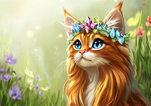 Puzzle 500 Teile Katze Puzzle Erwachsene Blume Klassische HolzPuzzle Erwachsene, DIY Groß Challenging Game Wooden Jigsaw Bastelset ab 14 Jahre für Jungen Mädchen, für Wohnkultur Geschenke U-743 Puzzle 500 Teile Katze Puzzle Erwachsene Blume Klassische HolzPuzzle Erwachsene, DIY Groß Challenging Game Wooden Jigsaw Bastelset ab 14 Jahre für Jungen Mädchen, für Wohnkultur Geschenke U-743 von Jiacgrtef