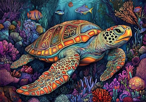 Puzzle 500 Teile Schildkröte Puzzle Erwachsene Farbe Klassische HolzPuzzle Erwachsene, DIY Groß Challenging Game Wooden Jigsaw Bastelset ab 14 Jahre für Jungen Mädchen, für Wohnkultur Geschenke U-22 Puzzle 500 Teile Schildkröte Puzzle Erwachsene Farbe Klassische HolzPuzzle Erwachsene, DIY Groß Challenging Game Wooden Jigsaw Bastelset ab 14 Jahre für Jungen Mädchen, für Wohnkultur Geschenke U-22 von Jiacgrtef