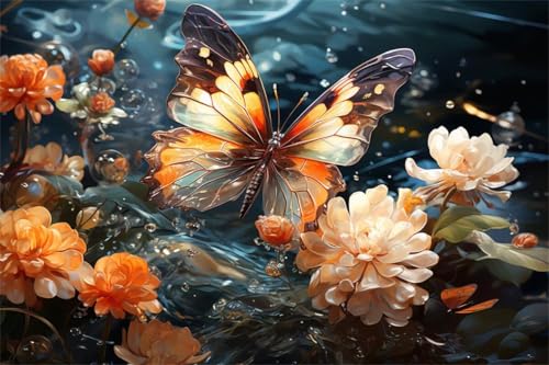 Puzzle 500 Teile Schmetterling Puzzle Blume Holzpuzzle Erwachsene Klassische Jigsaw Erwachsene, Challenging Game Wooden Jigsaw Bastelset ab 14 Jahre für Jungen Mädchen für Wohnkultur Geschenke H-9 Puzzle 500 Teile Schmetterling Puzzle Blume Holzpuzzle Erwachsene Klassische Jigsaw Erwachsene, Challenging Game Wooden Jigsaw Bastelset ab 14 Jahre für Jungen Mädchen für Wohnkultur Geschenke H-9 von Jiacgrtef