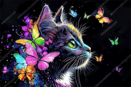Puzzle 500 Teile Schmetterling Puzzle Katze Holzpuzzle Erwachsene Klassische Jigsaw Erwachsene, Challenging Game Wooden Jigsaw Bastelset ab 14 Jahre für Jungen Mädchen für Wohnkultur Geschenke E-3 Puzzle 500 Teile Schmetterling Puzzle Katze Holzpuzzle Erwachsene Klassische Jigsaw Erwachsene, Challenging Game Wooden Jigsaw Bastelset ab 14 Jahre für Jungen Mädchen für Wohnkultur Geschenke E-3 von Jiacgrtef