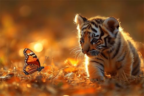 Puzzle 500 Teile Schmetterling Puzzle Tiger Holzpuzzle Erwachsene Klassische Jigsaw Erwachsene, Challenging Game Wooden Jigsaw Bastelset ab 14 Jahre für Jungen Mädchen für Wohnkultur Geschenke T-5 Puzzle 500 Teile Schmetterling Puzzle Tiger Holzpuzzle Erwachsene Klassische Jigsaw Erwachsene, Challenging Game Wooden Jigsaw Bastelset ab 14 Jahre für Jungen Mädchen für Wohnkultur Geschenke T-5 von Jiacgrtef