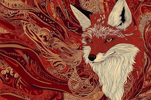 Puzzle 500 Teile Tier Puzzle Fuchs Holzpuzzle Erwachsene Klassische Jigsaw Erwachsene, DIY Groß Challenging Game Wooden Jigsaw Bastelset ab 14 Jahre für Jungen Mädchen für Wohnkultur Geschenke Q-3 Puzzle 500 Teile Tier Puzzle Fuchs Holzpuzzle Erwachsene Klassische Jigsaw Erwachsene, DIY Groß Challenging Game Wooden Jigsaw Bastelset ab 14 Jahre für Jungen Mädchen für Wohnkultur Geschenke Q-3 von Jiacgrtef