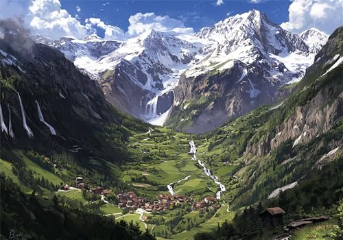 Puzzle 5000 Teile Berg Puzzle Erwachsene Landschaft Jigsaw Groß XXL 156x105cm DIY Impossible Erwachsene Anspruchsvoll Jigsaw Art, Klassische HolzPuzzle für Zimmer Deko Wohnzimmer Geschenke U-414 Puzzle 5000 Teile Berg Puzzle Erwachsene Landschaft Jigsaw Groß XXL 156x105cm DIY Impossible Erwachsene Anspruchsvoll Jigsaw Art, Klassische HolzPuzzle für Zimmer Deko Wohnzimmer Geschenke U-414 von Jiacgrtef