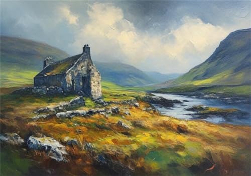 Puzzle 5000 Teile Landschaft Puzzle Erwachsene Natur Jigsaw Groß XXL 156x105cm DIY Impossible Erwachsene Anspruchsvoll Jigsaw Art, Klassische HolzPuzzle für Zimmer Deko Wohnzimmer Geschenke U-49 von Jiacgrtef
