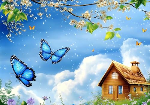 Puzzle 5000 Teile Schmetterling Puzzle Erwachsene Landschaft Jigsaw, XXL 156x105cm DIY Impossible Erwachsene Anspruchsvoll Jigsaw Art, Klassische HolzPuzzle für Zimmer Deko Wohnzimmer Geschenke U-621 Puzzle 5000 Teile Schmetterling Puzzle Erwachsene Landschaft Jigsaw, XXL 156x105cm DIY Impossible Erwachsene Anspruchsvoll Jigsaw Art, Klassische HolzPuzzle für Zimmer Deko Wohnzimmer Geschenke U-621 von Jiacgrtef