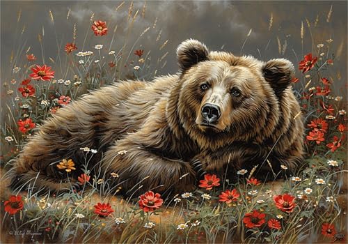 Puzzle 5000 Teile Tier Puzzle Erwachsene Tragen Jigsaw Groß XXL 156x105cm DIY Impossible Erwachsene Anspruchsvoll Jigsaw Art, Klassische HolzPuzzle für Wand Zimmer Deko Wohnzimmer Geschenke U-10 von Jiacgrtef