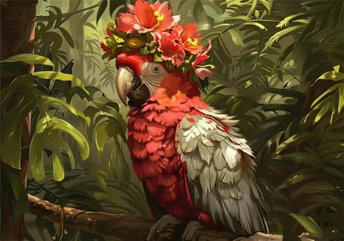 Puzzle 5000 Teile Vogel Puzzle Erwachsene Tropisch Jigsaw Groß XXL 156x105cm DIY Impossible Erwachsene Anspruchsvoll Jigsaw Art, Klassische HolzPuzzle für Zimmer Deko Wohnzimmer Geschenke U-222 Puzzle 5000 Teile Vogel Puzzle Erwachsene Tropisch Jigsaw Groß XXL 156x105cm DIY Impossible Erwachsene Anspruchsvoll Jigsaw Art, Klassische HolzPuzzle für Zimmer Deko Wohnzimmer Geschenke U-222 von Jiacgrtef