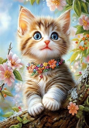 Puzzle 6000 Teile Blume Puzzle Katze Klassische Impossible Jigsaw, Groß Anspruchsvoll HolzPuzzle Erwachsene, Puzzlespiele für Die Ganze Familie Jigsaw Für Erwachsene und Kinder Ab 14 Jahren U-962 von Jiacgrtef
