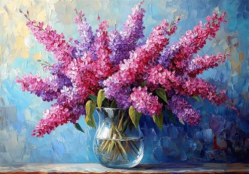 Puzzle 6000 Teile Blume Puzzle Lavendel Klassische Impossible Jigsaw, Groß Anspruchsvoll HolzPuzzle Erwachsene, Puzzlespiele für Die Ganze Familie Jigsaw Für Erwachsene und Kinder Ab 14 Jahren U-192 von Jiacgrtef