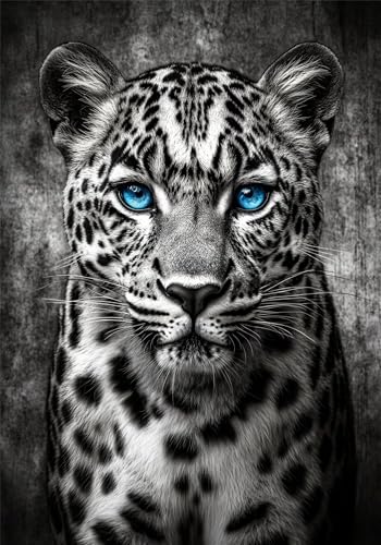 Puzzle 6000 Teile Leopard Puzzle Retro Klassische Impossible Jigsaw, Groß Anspruchsvoll HolzPuzzle Erwachsene, Puzzlespiele für Die Ganze Familie Jigsaw Für Erwachsene und Kinder Ab 14 Jahren U-972 von Jiacgrtef