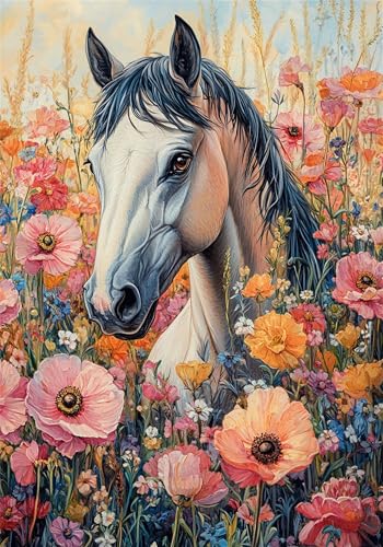 Puzzle 6000 Teile Blume Puzzle Abstrakt Klassische Jigsaw Erwachsene Anspruchsvoll, Holzpuzzle Erwachsene Groß Impossible Jigsaw Bastelset ab 14 Jahre für Jungen Mädchen für Wohnkultur U-1027 von Jiacgrtef