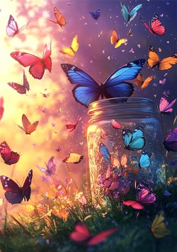 Puzzle 6000 Teile Schmetterling Puzzle Traum Klassische Impossible Jigsaw, Anspruchsvoll HolzPuzzle Erwachsene, Puzzlespiele für Die Ganze Familie Jigsaw Für Erwachsene und Kinder Ab 14 Jahren U-871 von Jiacgrtef