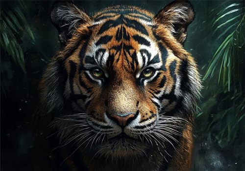 Puzzle 6000 Teile Tier Puzzle Tiger Klassische Impossible Jigsaw DIY Groß Anspruchsvoll HolzPuzzle Erwachsene, Puzzlespiele für Die Ganze Familie Jigsaw Für Erwachsene und Kinder Ab 14 Jahren U-225 von Jiacgrtef