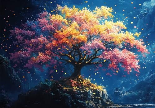 Puzzle Baum Puzzle 300 Teile Farbe HolzPuzzle Erwachsene, Premium Quality Klassische Wooden Lernspiel, DIY Klassische Spaß Jigsaw Erwachsene, Challenging Game Jigsaws für Wohnkultur Geschenke U-453 Puzzle Baum Puzzle 300 Teile Farbe HolzPuzzle Erwachsene, Premium Quality Klassische Wooden Lernspiel, DIY Klassische Spaß Jigsaw Erwachsene, Challenging Game Jigsaws für Wohnkultur Geschenke U-453 von Jiacgrtef