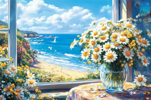 Puzzle Blume Puzzle 300 Teile Gänseblümchen Holzpuzzle Erwachsene, Premium Quality Klassische Wooden Lernspiel, Kreative Unterhaltung Jigsaw ab 2 3 4 5 6 Jahre Jungen, Ideal Als Wandbild Geschenk T-0 Puzzle Blume Puzzle 300 Teile Gänseblümchen Holzpuzzle Erwachsene, Premium Quality Klassische Wooden Lernspiel, Kreative Unterhaltung Jigsaw ab 2 3 4 5 6 Jahre Jungen, Ideal Als Wandbild Geschenk T-0 von Jiacgrtef