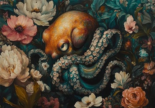 Puzzle Blume Puzzle 300 Teile Oktopus HolzPuzzle Erwachsene, Premium Quality Klassische Wooden Lernspiel, DIY Klassische Spaß Jigsaw erwachsene, Challenging Game Jigsaws für Wohnkultur Geschenke U-114 Puzzle Blume Puzzle 300 Teile Oktopus HolzPuzzle Erwachsene, Premium Quality Klassische Wooden Lernspiel, DIY Klassische Spaß Jigsaw erwachsene, Challenging Game Jigsaws für Wohnkultur Geschenke U-114 von Jiacgrtef