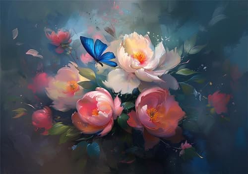 Puzzle Blume Puzzle 300 Teile Schmetterling HolzPuzzle Erwachsene, Premium Quality Klassische Wooden Lernspiel, DIY Klassische Spaß Jigsaw Erwachsene, Challenging Game Jigsaws für Wohnkultur U-737 Puzzle Blume Puzzle 300 Teile Schmetterling HolzPuzzle Erwachsene, Premium Quality Klassische Wooden Lernspiel, DIY Klassische Spaß Jigsaw Erwachsene, Challenging Game Jigsaws für Wohnkultur U-737 von Jiacgrtef