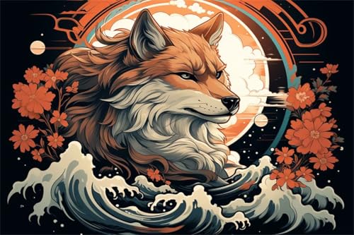 Puzzle Blume Puzzle 80 Teile Wolf Klassische Jigsaw Premium Quality Holzpuzzle Erwachsene, Holz Lernspiel, Kreative Unterhaltung Spaß Jigsaw ab 2 3 4 5 6 Jahre Jungen, Ideal Als Wandbild Geschenk Q-1 Puzzle Blume Puzzle 80 Teile Wolf Klassische Jigsaw Premium Quality Holzpuzzle Erwachsene, Holz Lernspiel, Kreative Unterhaltung Spaß Jigsaw ab 2 3 4 5 6 Jahre Jungen, Ideal Als Wandbild Geschenk Q-1 von Jiacgrtef