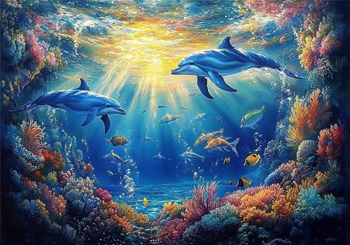Puzzle Delphin Puzzle 200 Teile Koralle HolzPuzzle Erwachsene, Premium Klassische Wooden Lernspiel, DIY Klassische Spaß Jigsaw Erwachsene, Challenging Game Jigsaws für Wohnkultur Geschenke U-218 Puzzle Delphin Puzzle 200 Teile Koralle HolzPuzzle Erwachsene, Premium Klassische Wooden Lernspiel, DIY Klassische Spaß Jigsaw Erwachsene, Challenging Game Jigsaws für Wohnkultur Geschenke U-218 von Jiacgrtef
