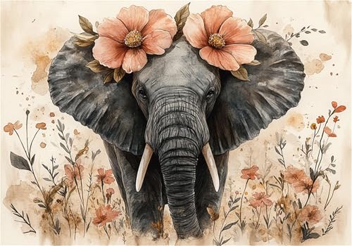 Puzzle Elefant Puzzle 200 Teile Blume HolzPuzzle Erwachsene, Premium Quality Klassische Wooden Lernspiel, DIY Klassische Spaß Jigsaw Erwachsene, Challenging Game Jigsaws für Wohnkultur Geschenke U-21 Puzzle Elefant Puzzle 200 Teile Blume HolzPuzzle Erwachsene, Premium Quality Klassische Wooden Lernspiel, DIY Klassische Spaß Jigsaw Erwachsene, Challenging Game Jigsaws für Wohnkultur Geschenke U-21 von Jiacgrtef