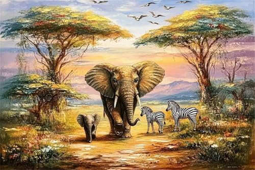 Puzzle Elefant Puzzle 80 Teile Landschaft Holzpuzzle Erwachsene, Premium Quality Klassische Wooden Lernspiel, Kreative Unterhaltung Jigsaw ab 2 3 4 5 6 Jahre Jungen, Ideal Als Wandbild Geschenk X-2 Puzzle Elefant Puzzle 80 Teile Landschaft Holzpuzzle Erwachsene, Premium Quality Klassische Wooden Lernspiel, Kreative Unterhaltung Jigsaw ab 2 3 4 5 6 Jahre Jungen, Ideal Als Wandbild Geschenk X-2 von Jiacgrtef