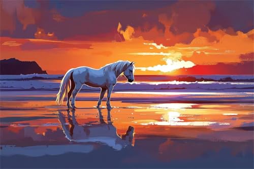 Puzzle Horse Puzzle 80 Teile Strand Klassische Jigsaw Premium Holzpuzzle Erwachsene, Holz Lernspiel, Kreative Unterhaltung Spaß Jigsaw ab 2 3 4 5 6 Jahre Jungen, Ideal Als Wandbild Geschenk E-5 Puzzle Horse Puzzle 80 Teile Strand Klassische Jigsaw Premium Holzpuzzle Erwachsene, Holz Lernspiel, Kreative Unterhaltung Spaß Jigsaw ab 2 3 4 5 6 Jahre Jungen, Ideal Als Wandbild Geschenk E-5 von Jiacgrtef