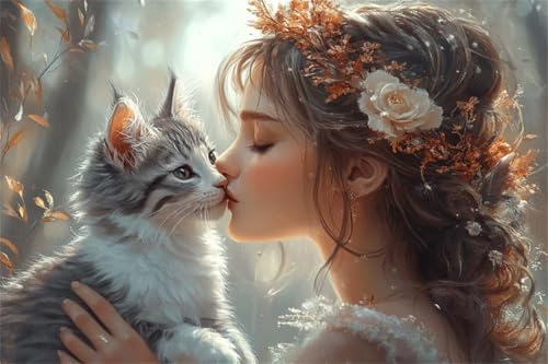Puzzle Katze Puzzle 300 Teile Frau Klassische Jigsaw Premium Quality Holzpuzzle Erwachsene, holz Lernspiel, Kreative Unterhaltung Spaß Jigsaw ab 2 3 4 5 6 Jahre Jungen, Ideal Als Wandbild Geschenk V-8 Puzzle Katze Puzzle 300 Teile Frau Klassische Jigsaw Premium Quality Holzpuzzle Erwachsene, holz Lernspiel, Kreative Unterhaltung Spaß Jigsaw ab 2 3 4 5 6 Jahre Jungen, Ideal Als Wandbild Geschenk V-8 von Jiacgrtef