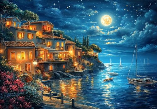 Puzzle Landschaft Puzzle 200 Teile Am Meer HolzPuzzle Erwachsene, Premium Klassische Wooden Lernspiel, DIY Klassische Spaß Jigsaw Erwachsene, Challenging Game Jigsaws für Wohnkultur Geschenke U-227 Puzzle Landschaft Puzzle 200 Teile Am Meer HolzPuzzle Erwachsene, Premium Klassische Wooden Lernspiel, DIY Klassische Spaß Jigsaw Erwachsene, Challenging Game Jigsaws für Wohnkultur Geschenke U-227 von Jiacgrtef