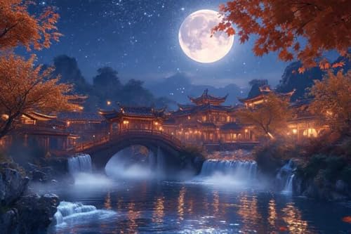 Puzzle Landschaft Puzzle 80 Teile Mond Klassische Jigsaw Premium Holzpuzzle Erwachsene, Holz Lernspiel, Kreative Unterhaltung Spaß Jigsaw ab 2 3 4 5 6 Jahre Jungen, Ideal Als Wandbild Geschenk E-5 Puzzle Landschaft Puzzle 80 Teile Mond Klassische Jigsaw Premium Holzpuzzle Erwachsene, Holz Lernspiel, Kreative Unterhaltung Spaß Jigsaw ab 2 3 4 5 6 Jahre Jungen, Ideal Als Wandbild Geschenk E-5 von Jiacgrtef