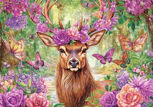 Puzzle REH Puzzle 200 Teile Blume HolzPuzzle Erwachsene, Premium Quality Klassische Wooden Lernspiel, DIY Klassische Spaß Jigsaw Erwachsene, Challenging Game Jigsaws für Wohnkultur Geschenke U-31 Puzzle REH Puzzle 200 Teile Blume HolzPuzzle Erwachsene, Premium Quality Klassische Wooden Lernspiel, DIY Klassische Spaß Jigsaw Erwachsene, Challenging Game Jigsaws für Wohnkultur Geschenke U-31 von Jiacgrtef