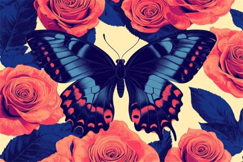 Puzzle Schmetterling Puzzle 100 Teile Blume Holzpuzzle Erwachsene, Premium Quality Klassische Wooden Lernspiel, Kreative Unterhaltung Jigsaw ab 2 3 4 5 6 Jahre Jungen, Ideal Als Wandbild Geschenk F-5 Puzzle Schmetterling Puzzle 100 Teile Blume Holzpuzzle Erwachsene, Premium Quality Klassische Wooden Lernspiel, Kreative Unterhaltung Jigsaw ab 2 3 4 5 6 Jahre Jungen, Ideal Als Wandbild Geschenk F-5 von Jiacgrtef