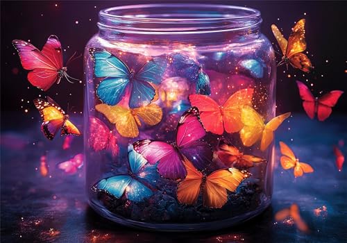 Puzzle Schmetterling Puzzle 300 Teile Gläser HolzPuzzle Erwachsene, Premium Quality Klassische Wooden Lernspiel, DIY Klassische Spaß Jigsaw Erwachsene, Challenging Game Jigsaws für Wohnkultur U-614 Puzzle Schmetterling Puzzle 300 Teile Gläser HolzPuzzle Erwachsene, Premium Quality Klassische Wooden Lernspiel, DIY Klassische Spaß Jigsaw Erwachsene, Challenging Game Jigsaws für Wohnkultur U-614 von Jiacgrtef