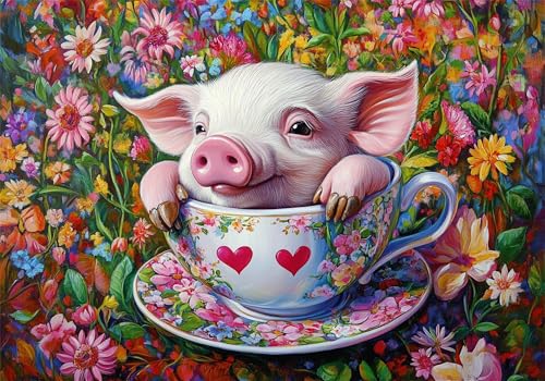 Puzzle Tier Puzzle 200 Teile Schwein HolzPuzzle Erwachsene, Premium Quality Klassische Wooden Lernspiel, DIY Klassische Spaß Jigsaw Erwachsene, Challenging Game Jigsaws für Wohnkultur Geschenke U-148 Puzzle Tier Puzzle 200 Teile Schwein HolzPuzzle Erwachsene, Premium Quality Klassische Wooden Lernspiel, DIY Klassische Spaß Jigsaw Erwachsene, Challenging Game Jigsaws für Wohnkultur Geschenke U-148 von Jiacgrtef