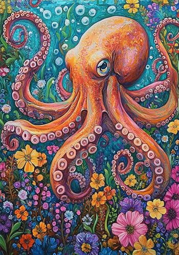 Puzzle Tier Puzzle 300 Teile Oktopus HolzPuzzle Erwachsene, Premium Quality Klassische Wooden Lernspiel, DIY Klassische Spaß Jigsaw erwachsene, Challenging Game Jigsaws für Wohnkultur Geschenke U-1034 Puzzle Tier Puzzle 300 Teile Oktopus HolzPuzzle Erwachsene, Premium Quality Klassische Wooden Lernspiel, DIY Klassische Spaß Jigsaw erwachsene, Challenging Game Jigsaws für Wohnkultur Geschenke U-1034 von Jiacgrtef