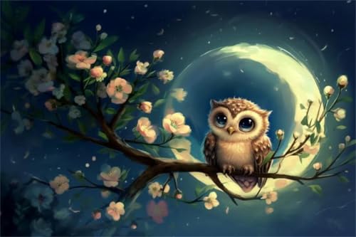 Puzzle Vogel Puzzle 80 Teile Eule Klassische Jigsaw Premium Quality Holzpuzzle Erwachsene, Holz Lernspiel, Kreative Unterhaltung Spaß Jigsaw ab 2 3 4 5 6 Jahre Jungen, Ideal Als Wandbild Geschenk I-2 von Jiacgrtef