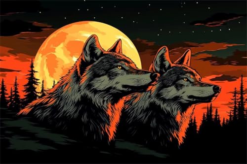 Puzzle Wolf Puzzle 300 Teile Mond Klassische Jigsaw Premium Quality Holzpuzzle Erwachsene, Holz Lernspiel, Kreative Unterhaltung Spaß Jigsaw ab 2 3 4 5 6 Jahre Jungen, Ideal Als Wandbild Geschenk C-0 Puzzle Wolf Puzzle 300 Teile Mond Klassische Jigsaw Premium Quality Holzpuzzle Erwachsene, Holz Lernspiel, Kreative Unterhaltung Spaß Jigsaw ab 2 3 4 5 6 Jahre Jungen, Ideal Als Wandbild Geschenk C-0 von Jiacgrtef
