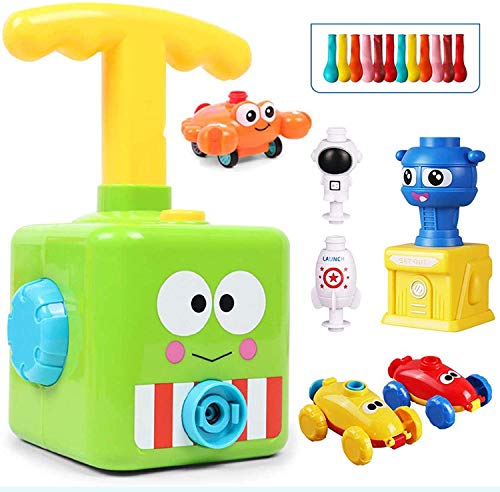 Ballon Auto Spielzeug, Kinder Ballon Auto Spielzeug, Aufblasbare Startrampe Rocket Spaceman Spielzeug-Trägheitsspielzeug Spaß Trägheit Power Auto Ballon Kind Geschenk (C) von Jiahuade