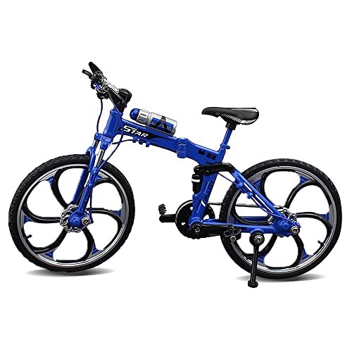 Jiahuade Fahrrad Modell Deko Fahrrad Miniatur 1:10 (6.89 * 3.94 Zoll) Collection Deko Druckguss Spielzeug Mini Bend Fahrrad Modell Rennrad Mountainbike (B) von Jiahuade