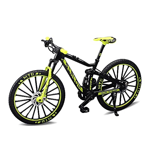 Jiahuade Fahrrad Modell Deko Fahrrad Miniatur 1:8 (7.87 * 5.12 Zoll) Collection Deko Druckguss Spielzeug Mini Bend Fahrrad Modell Rennrad Mountainbike (D) von Jiahuade