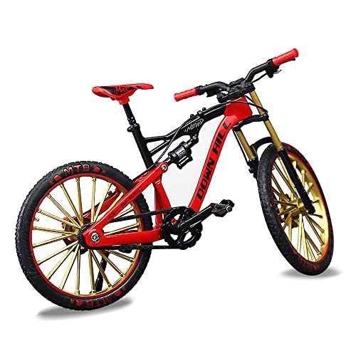 Jiahuade Fahrrad Modell Deko Fahrrad Miniatur 1:8 (7.87 * 5.12 Zoll) Collection Deko Druckguss Spielzeug Mini Bend Fahrrad Modell Rennrad Mountainbike (G) von Jiahuade