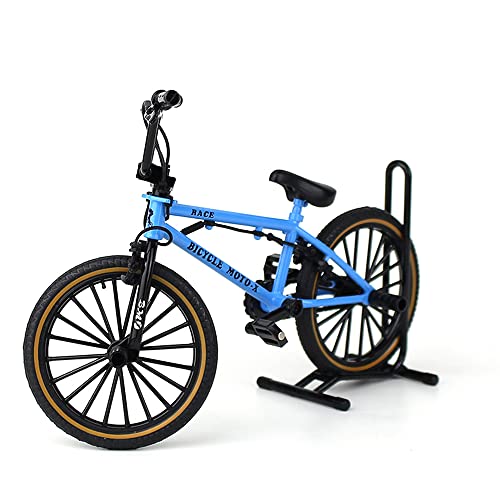 Jiahuade Fahrrad Modell Deko Fahrrad Miniatur 1:8 (7.87 * 5.12 Zoll) Collection Deko Druckguss Spielzeug Mini Bend Fahrrad Modell Rennrad Mountainbike (K) von Jiahuade