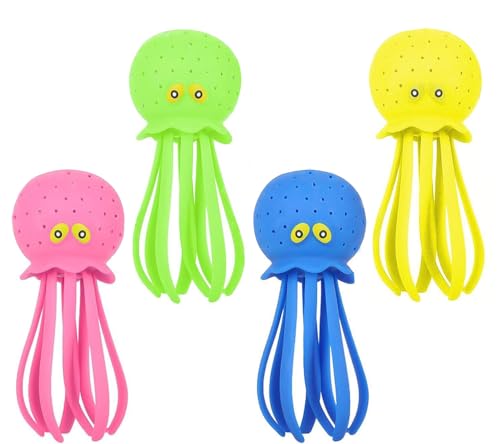 Oktopus Wasserbomben,4 Stücke Wasserspielzeug,Wassertiere mit Wasserbombeneffekt,Poolspielzeug für Kinder,Gummi Badespielzeug für Kleinkinder,Sommer Partytütenfüller für Jungen und Mädchen 3+ Jahre Oktopus Wasserbomben,4 Stücke Wasserspielzeug,Wassertiere mit Wasserbombeneffekt,Poolspielzeug für Kinder,Gummi Badespielzeug für Kleinkinder,Sommer Partytütenfüller für Jungen und Mädchen 3+ Jahre von Jiahuade