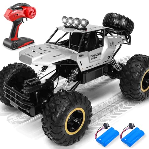 Jiakora 1:12 Großes Ferngesteuertes Auto, 2,4GHz RC Auto für Kinder, Ferngesteuertes Monster Truck, Alloy 4WD Buggy mit LED Licht, 2 Batterien, RC Cars Spielzeug Geschenke für Jungen ab 3 Jahre Jiakora 1:12 Großes Ferngesteuertes Auto, 2,4GHz RC Auto für Kinder, Ferngesteuertes Monster Truck, Alloy 4WD Buggy mit LED Licht, 2 Batterien, RC Cars Spielzeug Geschenke für Jungen ab 3 Jahre von Jiakora
