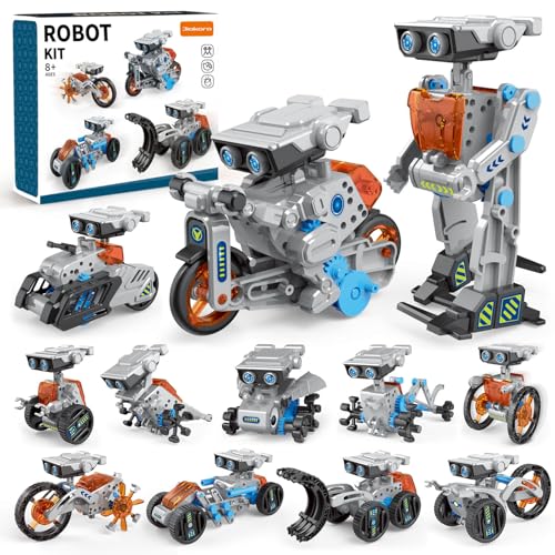 Jiakora 12-in-1 STEM Roboter Set Spielzeug, DIY Elektroroboter Lernspielzeug für Kinder ab 8 Jahren, 202 Stücke Wissenschaftliche Bausätze Experimente Spielzeug, Geschenke für Jungen und Mädchen Jiakora 12-in-1 STEM Roboter Set Spielzeug, DIY Elektroroboter Lernspielzeug für Kinder ab 8 Jahren, 202 Stücke Wissenschaftliche Bausätze Experimente Spielzeug, Geschenke für Jungen und Mädchen von Jiakora